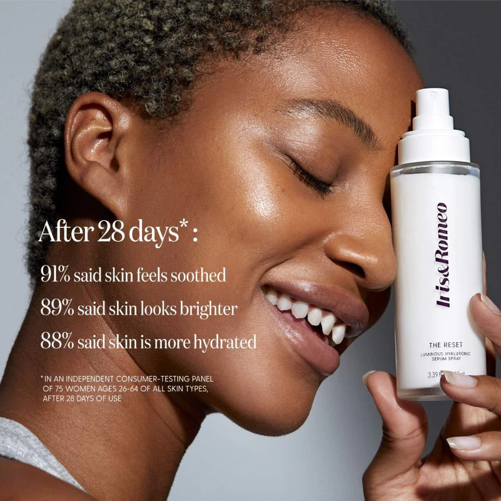 Iris&Romeo The Reset Luminous Hyaluronic Serum Spray 100ml - Image 3