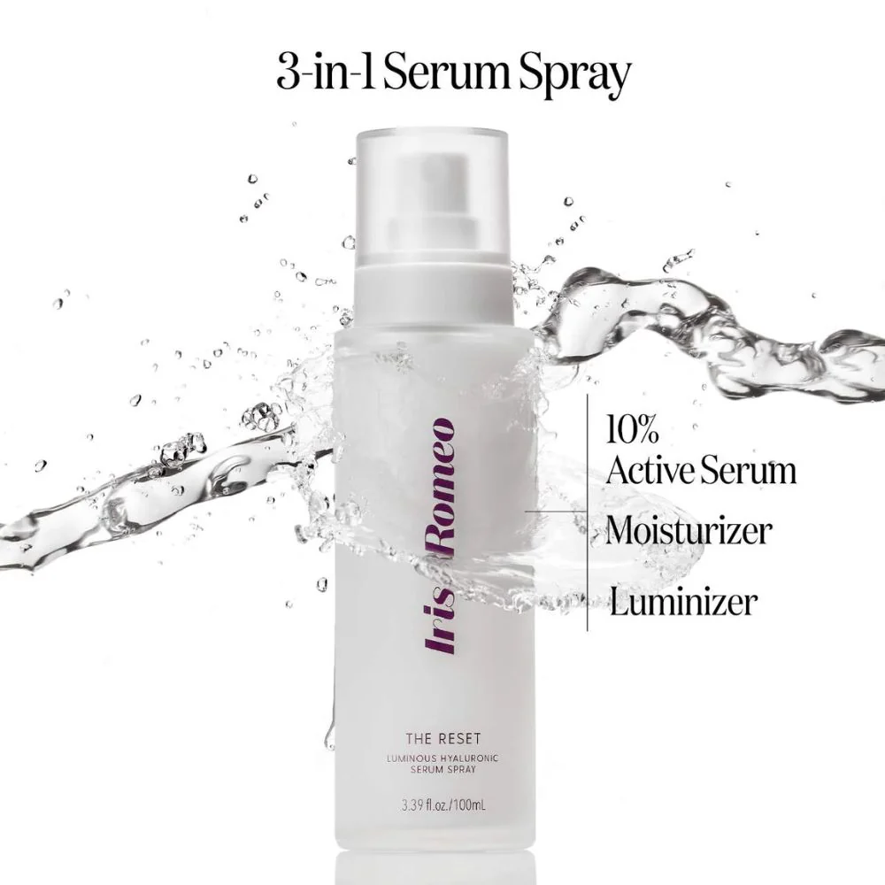 Iris&Romeo The Reset Luminous Hyaluronic Serum Spray 100ml - Image 4