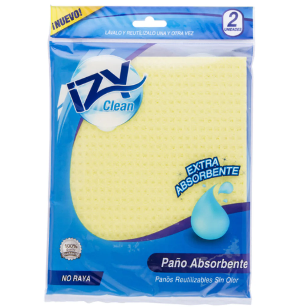 Izy Clean Paños Absorbentes Reutilizables 2Und - Image 2