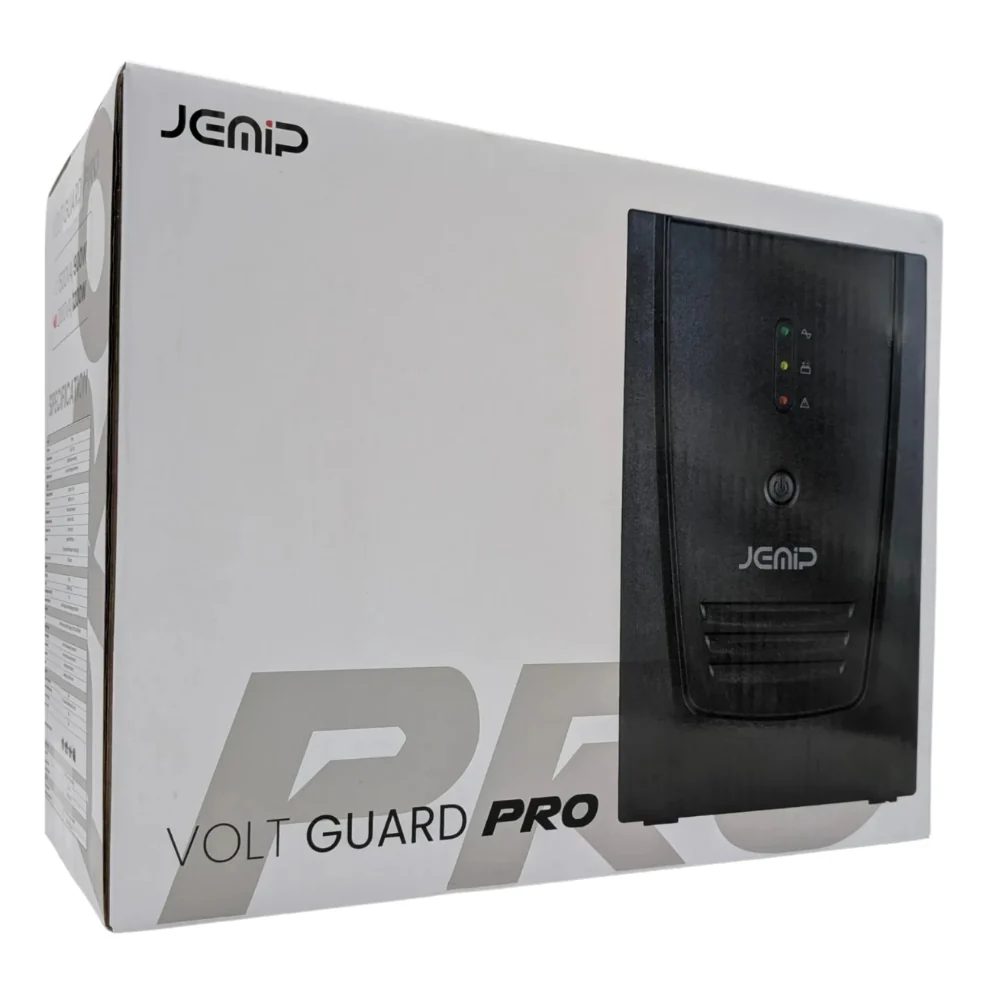 Jemip UPS Volt Guard Pro 900W 10 Tomas Color Negro - Image 5