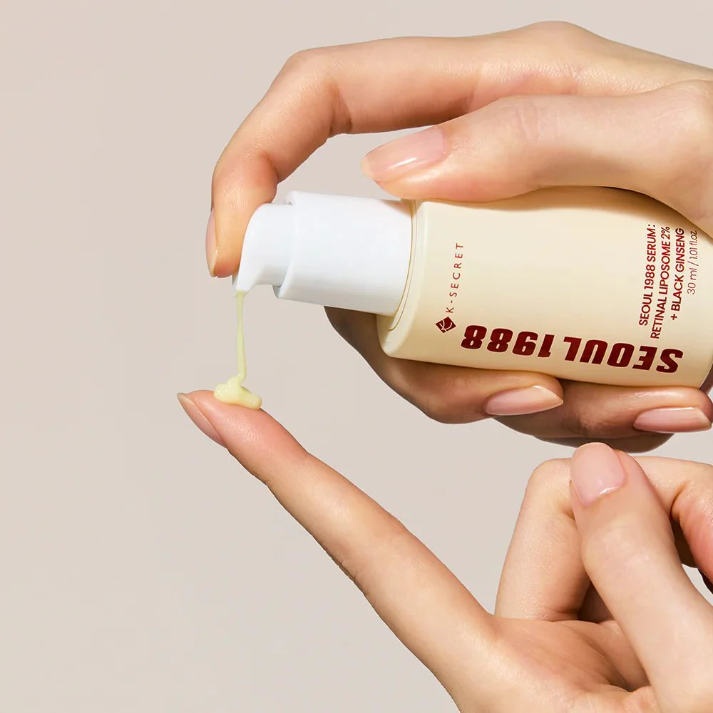 K-Secret Seoul 1988 Serum: Retinal Liposome 2% + Black Ginseng 30ml - Image 2