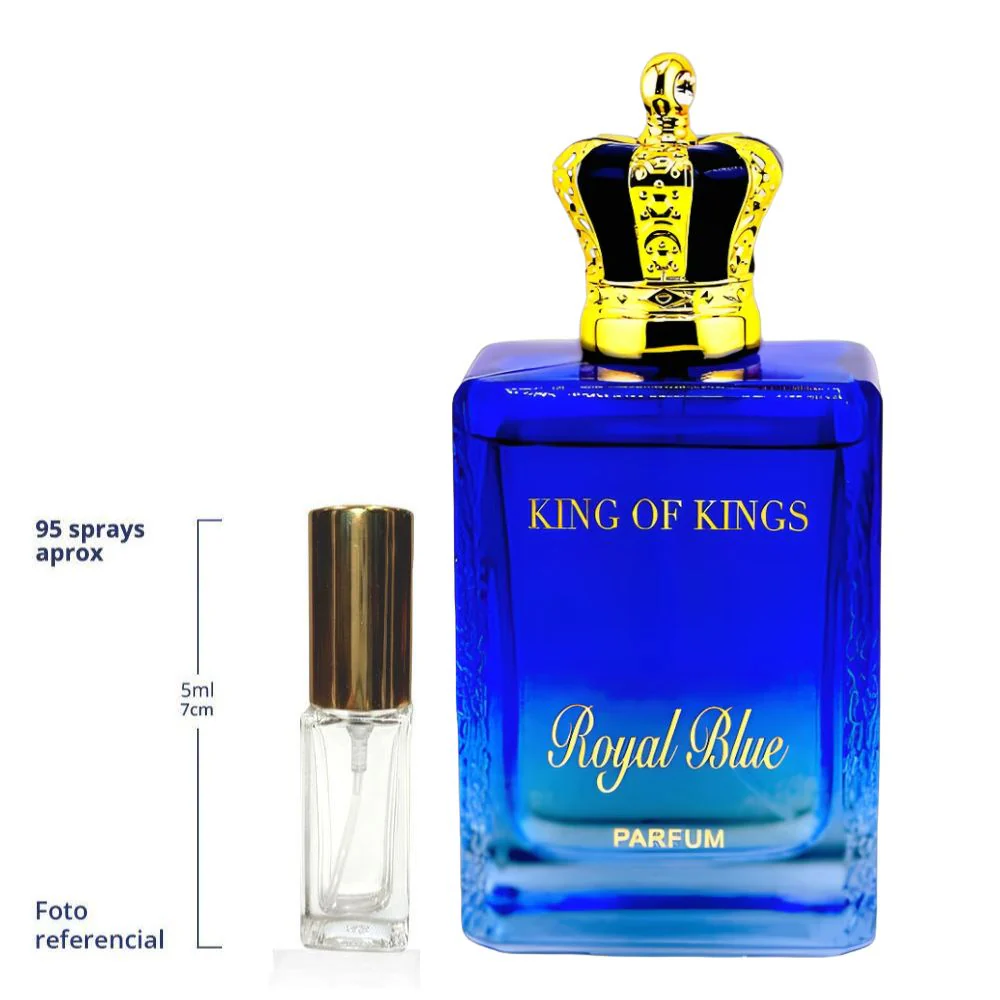 King Of Kings Royal Blue Decant Travel Size Eau De Parfum For Men
