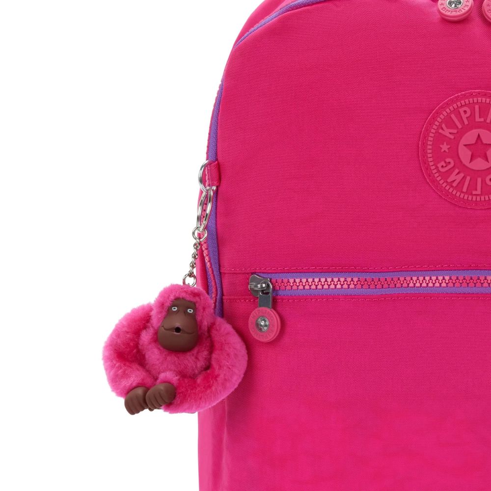 Kipling Bolso Mediano Shelden Azalea Pink - Image 5
