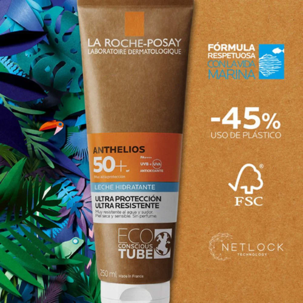 La Roche-Posay Anthelios 50 FPS Hydratisierende Lotion Eco Conscious Tube 250ml - Image 4