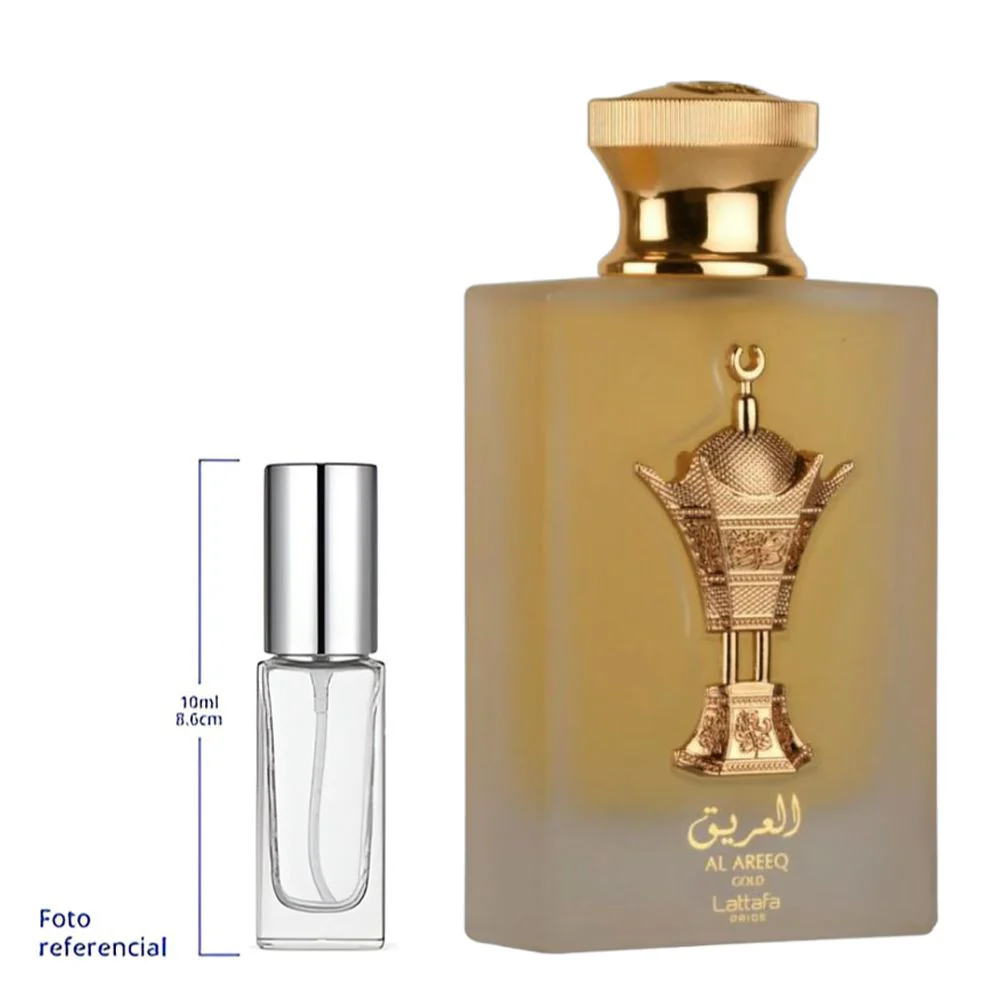 Lattafa  Al Areeq Gold Decant Travel Size Eau De Parfum Unisex - Image 2