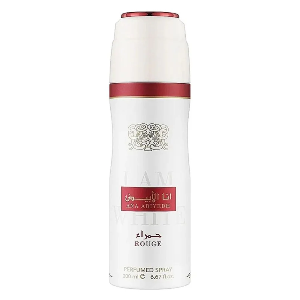Lattafa Ana Abiyedh Rouge Perfumed Body Spray Unisex 200ml