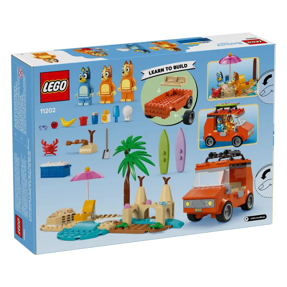Lego Bluey Bluey's Beach & Family Car Trip 133 Pzs 4+ - Image 3