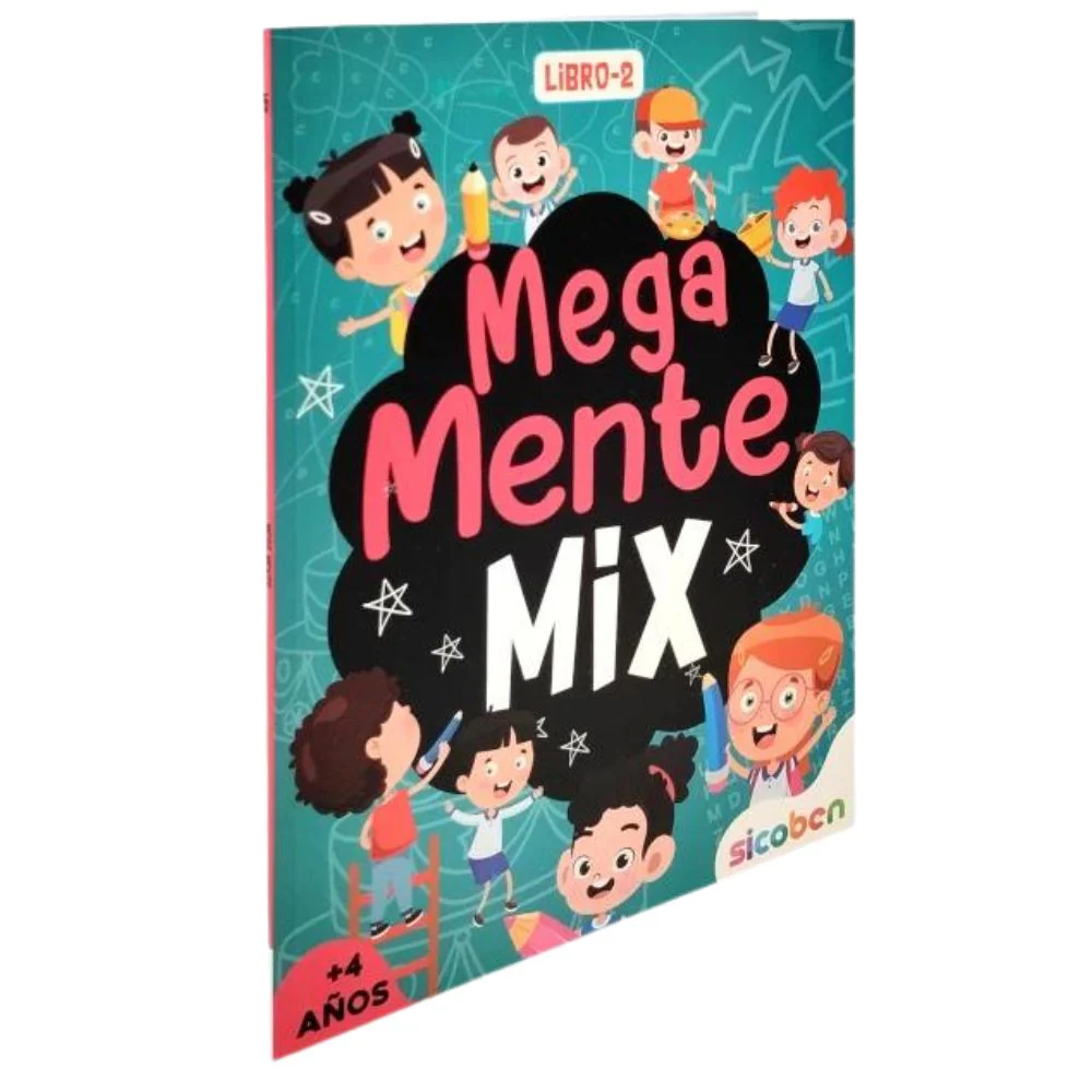 Libro 2 Mega Mente Mix En Ingles y Español 48 pag