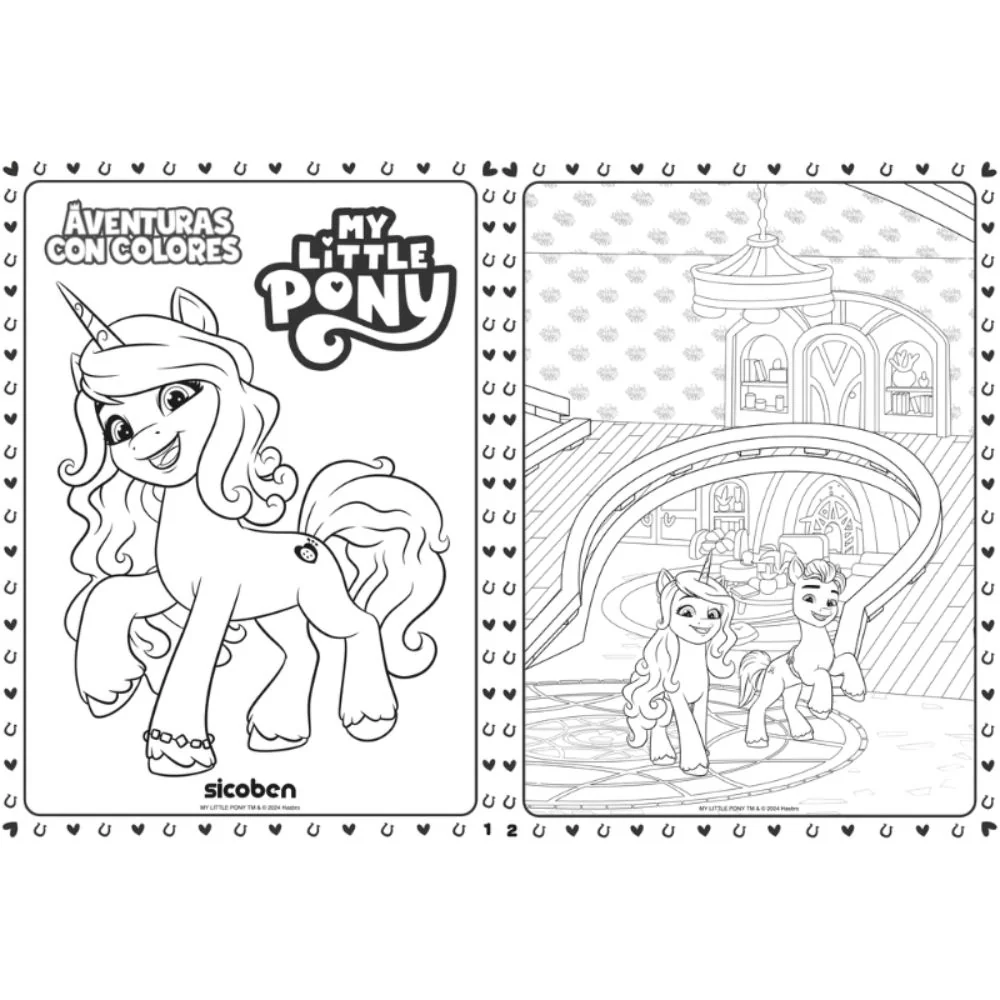 Litle Ponny Aventuras Con Colores Libro Para Colorear - Image 2