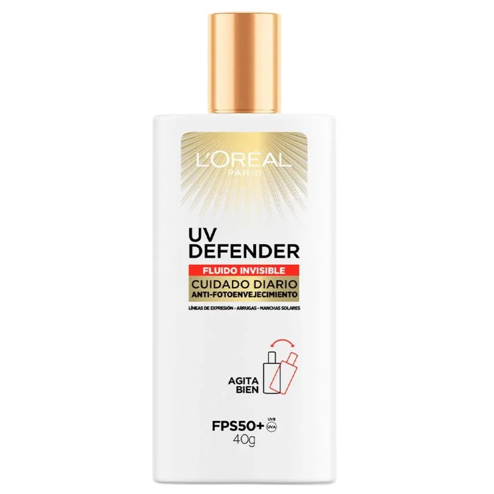 Loreal UV Defender Protector Solar SPF50 Diario Fluido Invisible 40gr - Image 2