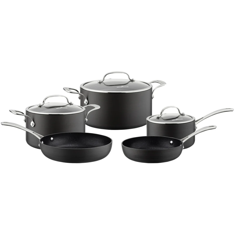 Magefesa Bateria de Ollas 8 Piezas Gourmet Anodizado