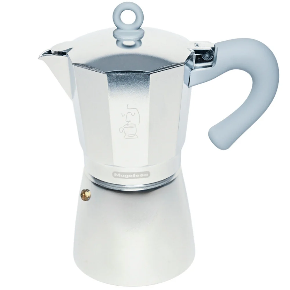Magefesa Paolo Cafetera Italiana Plateada 9 Tazas