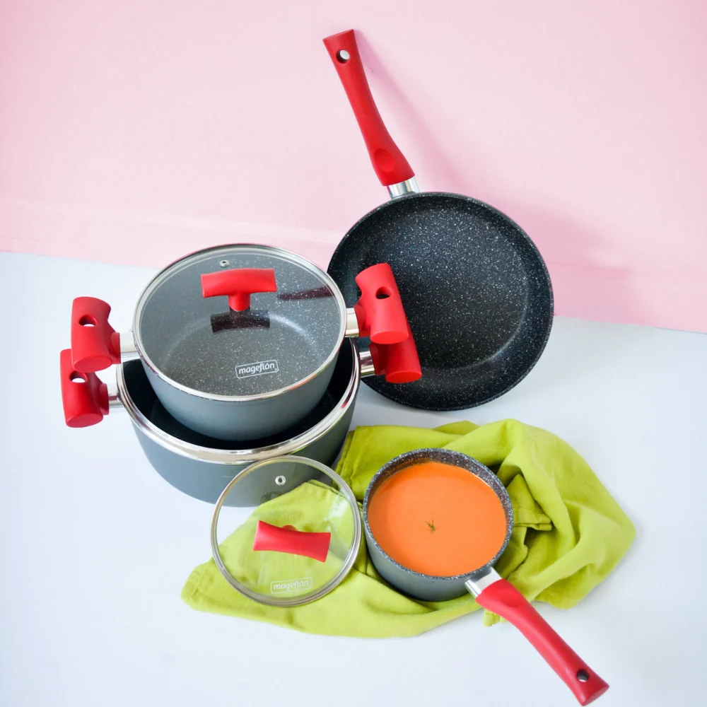 Mageflon Juego de Ollas Bateria 7 Pzas Vulcano - Image 6