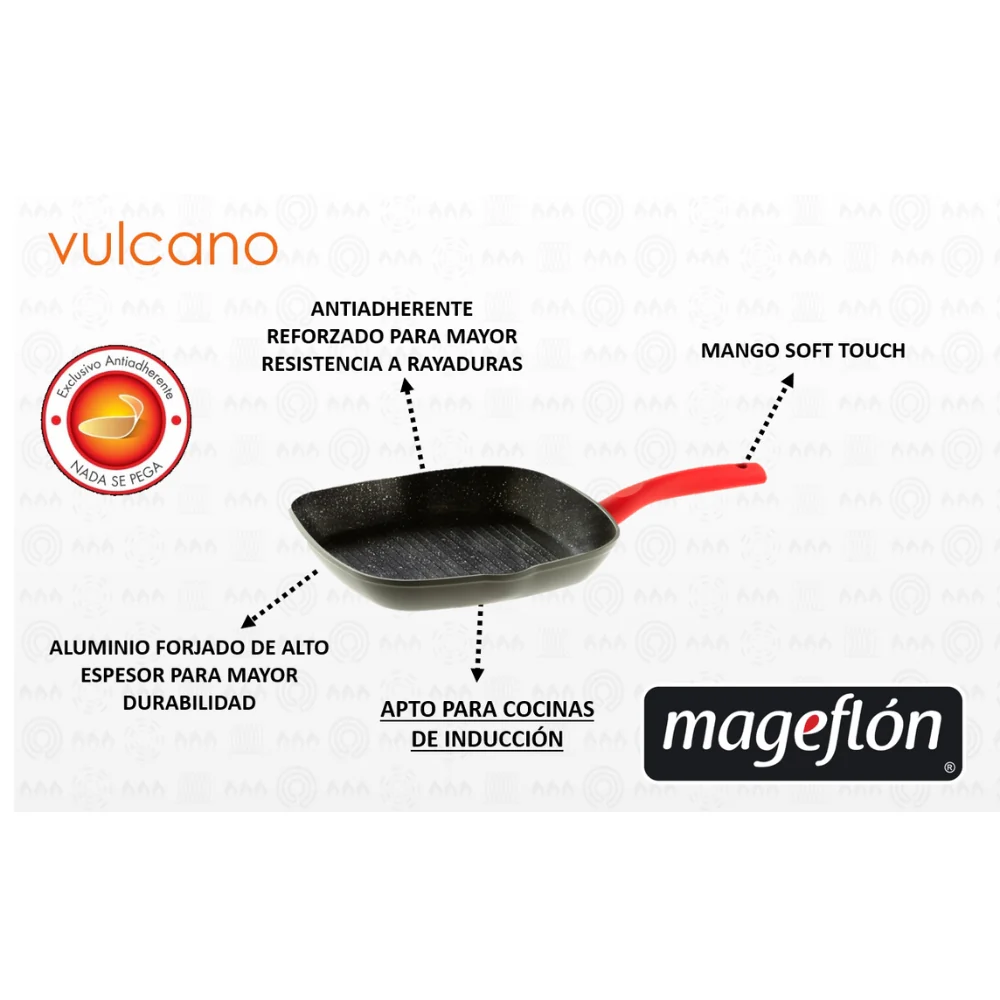 Mageflon Asador 28 cm Vulcano - Image 5