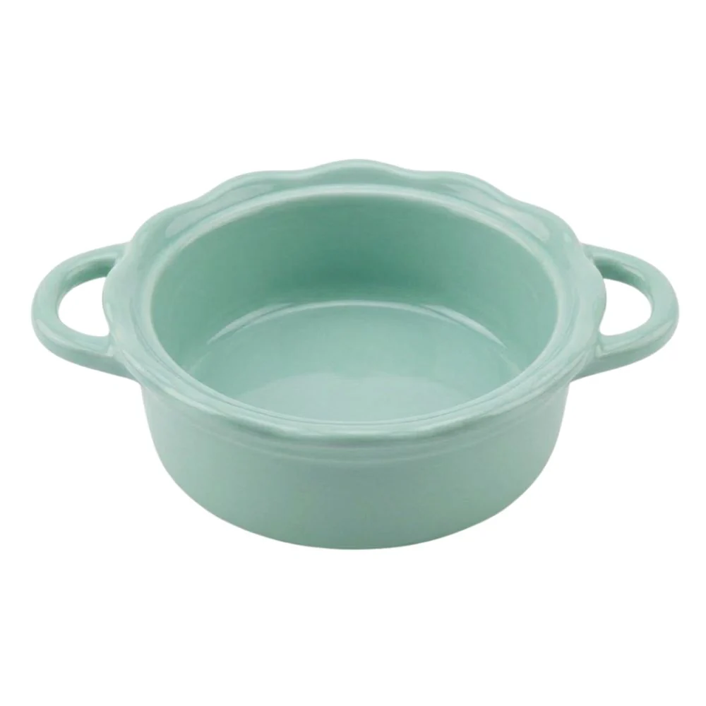 Martha Stewart Stoneware Caserola With Lid Color Verde 11.4 cm - Image 2