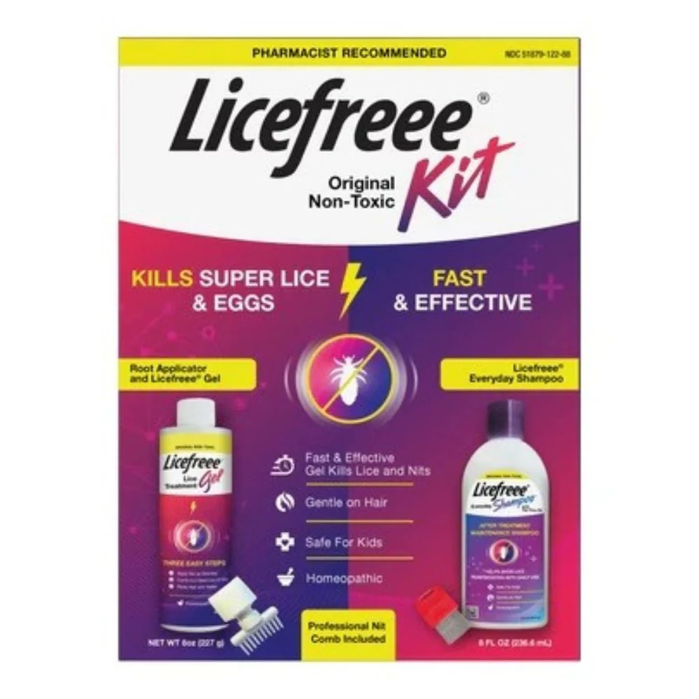 Mata Piojo Licefree Kit Kills Super Lice & Eggs 4 Productos