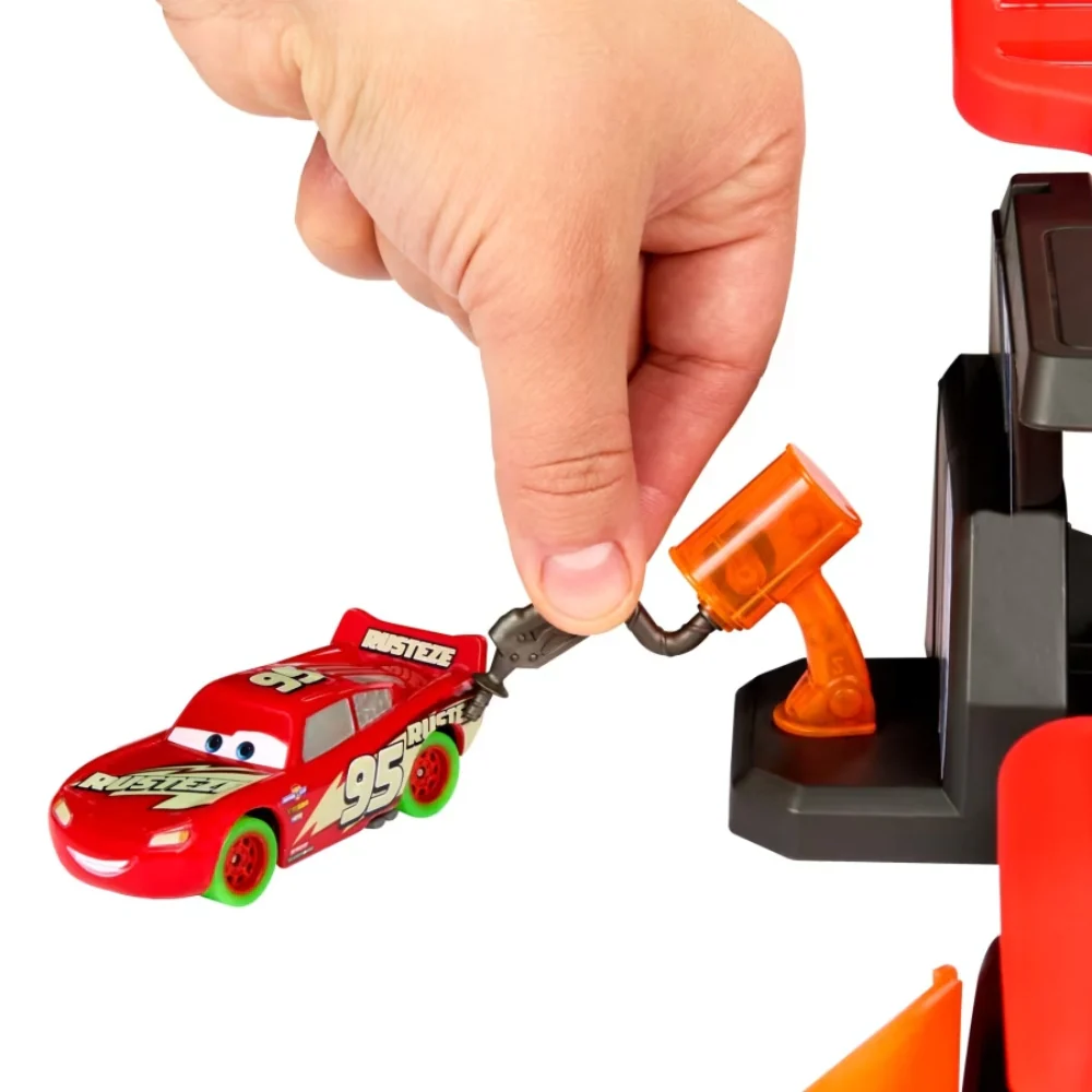 Mattel Cars Glow Racers Lanza y Cruza Pista de Carreras 4+ - Image 6