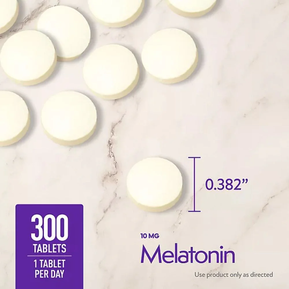 Melatonin 10mg 300 Tabletas Members Mark - Image 3