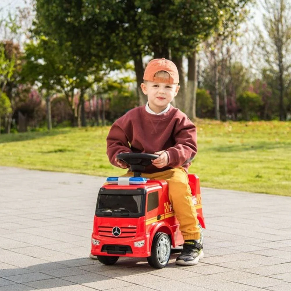 Mercedes-Benz Antos Fire Engine Foot To Floor Ride-On - Image 2