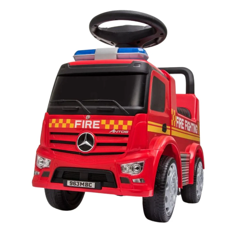 Mercedes-Benz Antos Fire Engine Foot To Floor Ride-On - Image 3