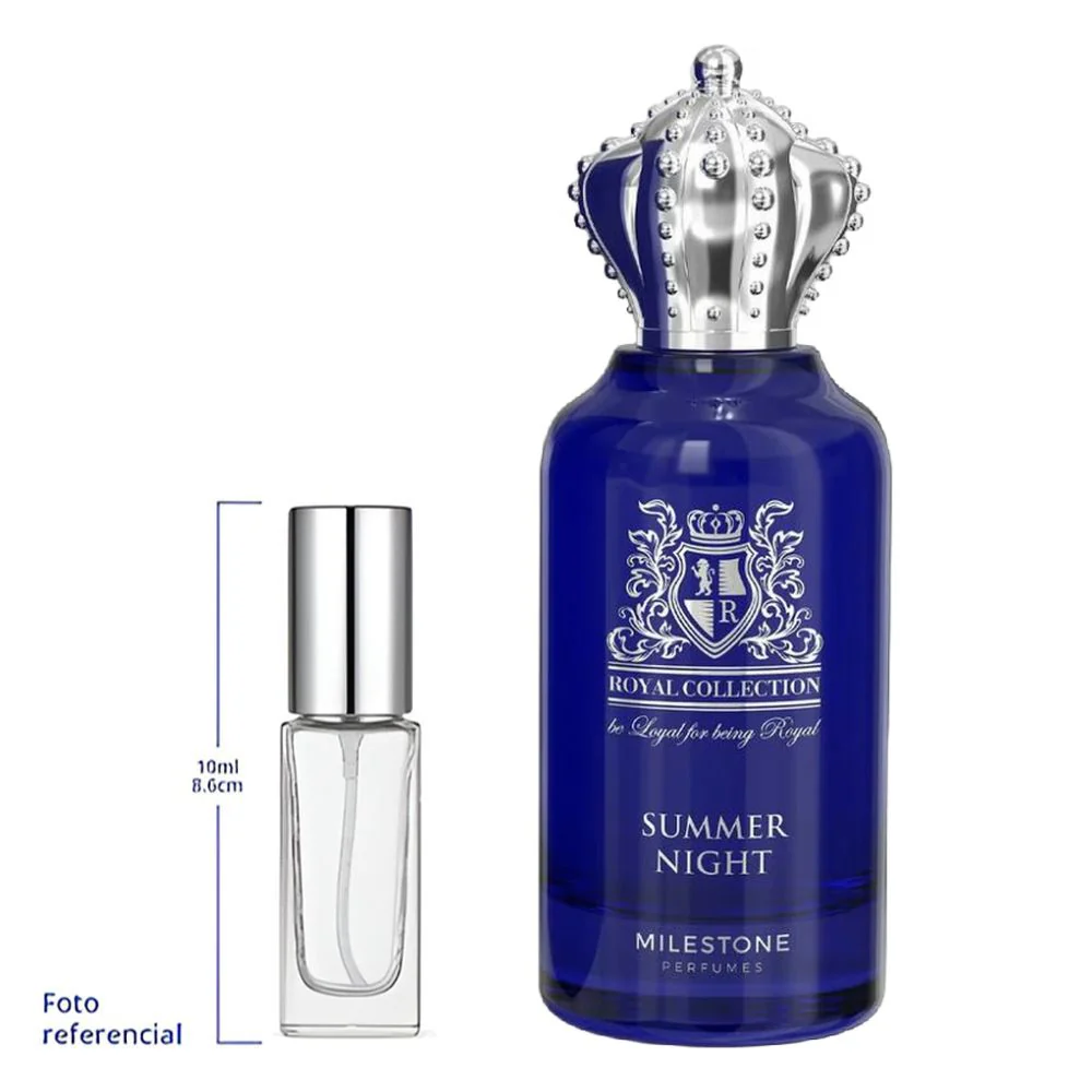 Milestone  Royal Collection Summer Night Decant Travel Size Eau De Parfum Unisex - Image 2