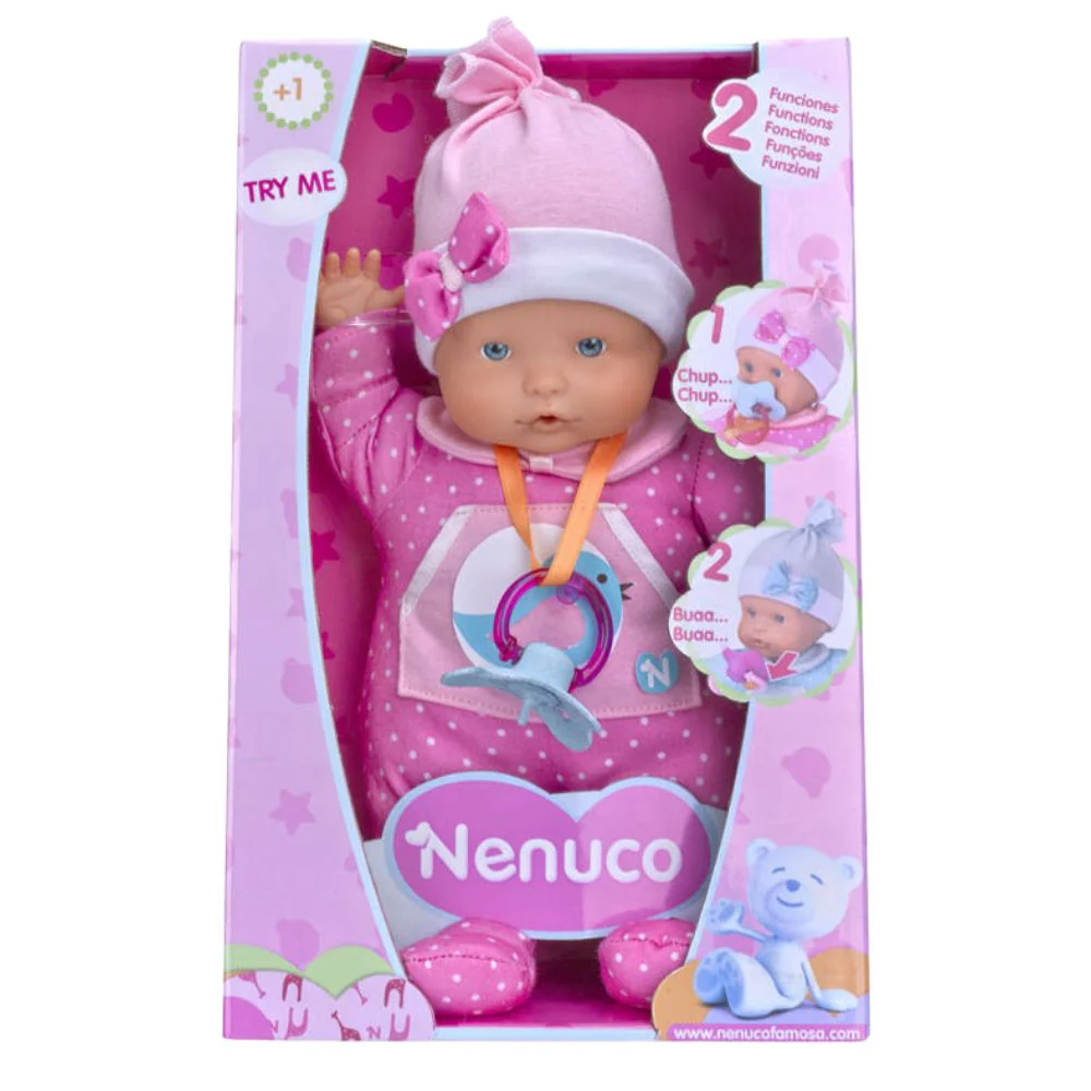 Nenuco Muñeco Lloron Clásico Pink 10m+