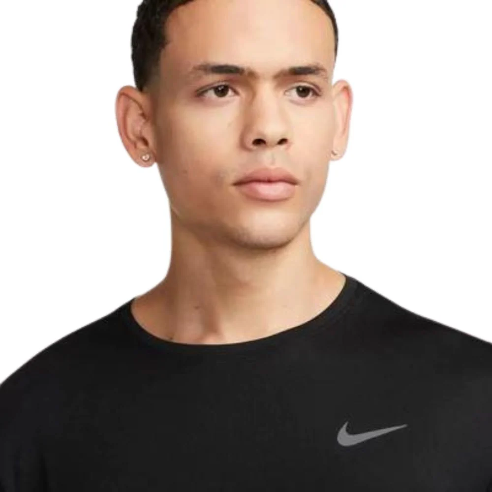 Nike T-Shirt Dry-Fit Para Caballero Color Negro - Image 3