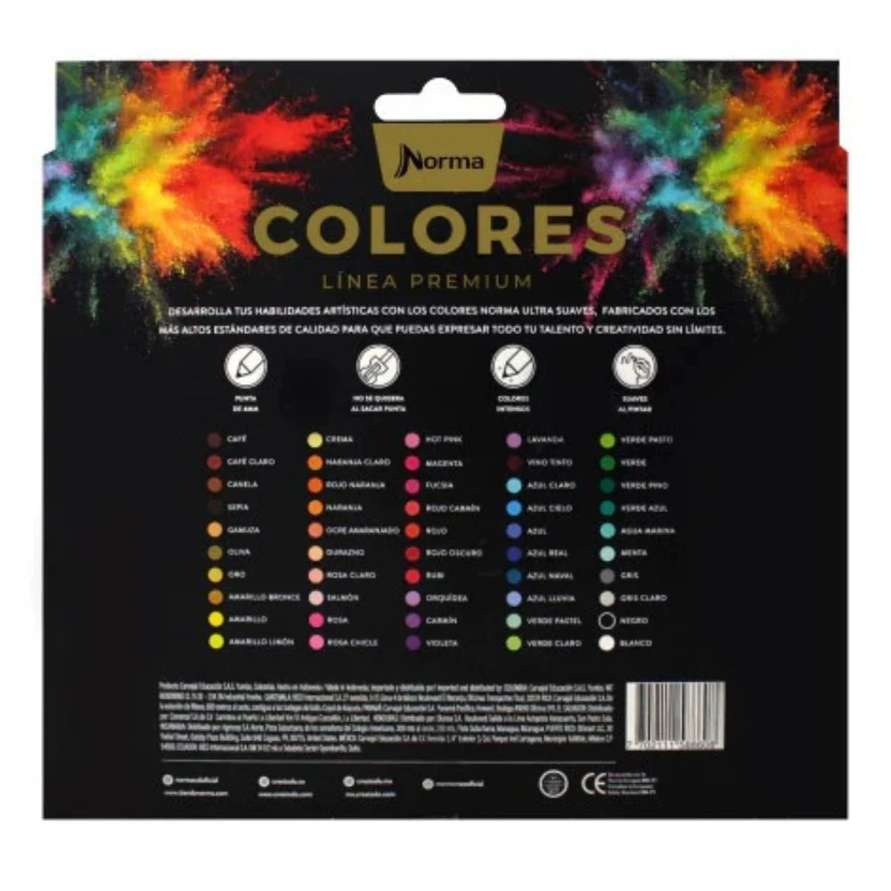 Norma Lápices De Colores Premium 50 Und - Image 3