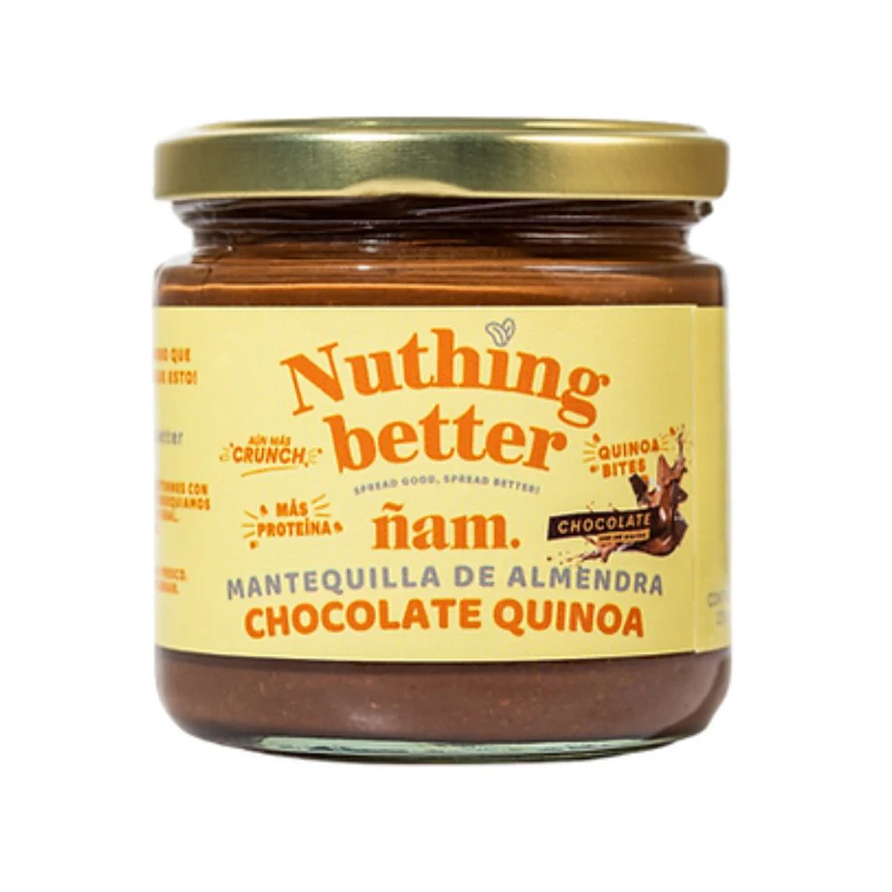 Nuthing Better Mantequilla de Almendra Chocolate Quinoa Ñam 230gr