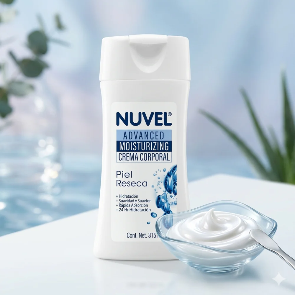 Nuvel Advanced Moisturizing Crema Corporal Colageno "Piel Reseca" 315ml - Image 2