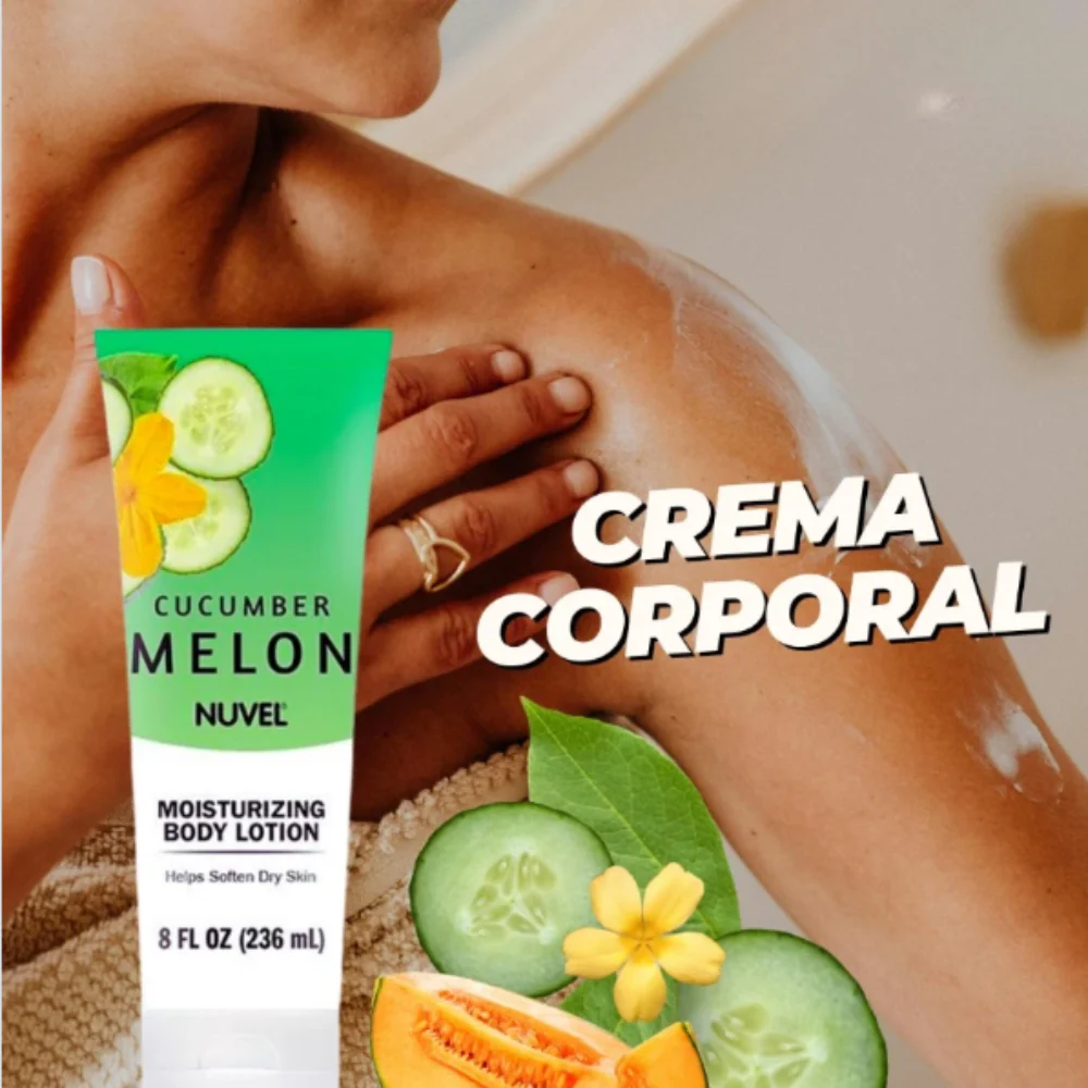 Nuvel Crema Corporal Hidratante Cucumber Melon 236ml - Image 2