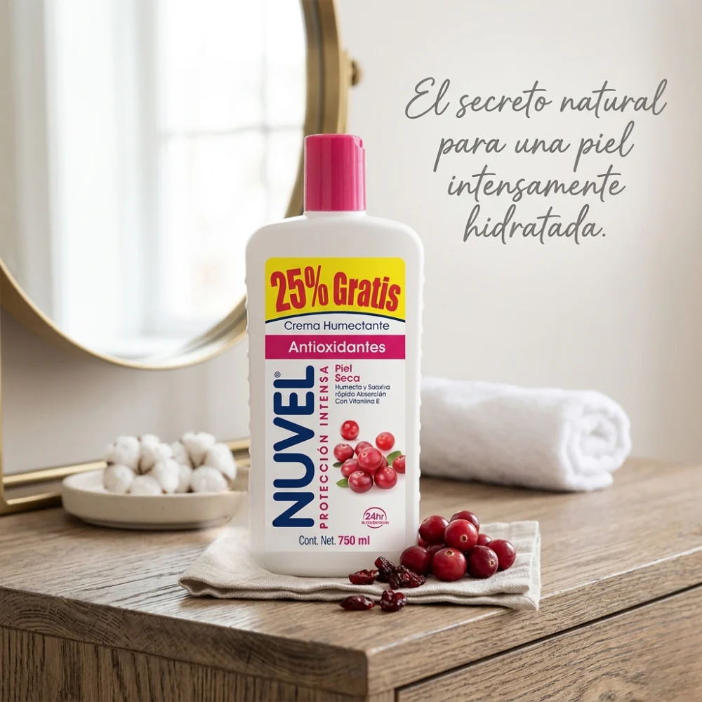 Nuvel Crema Corporal Proteccion Intensa Antioxidantes "Piel Seca" 750ml - Image 2