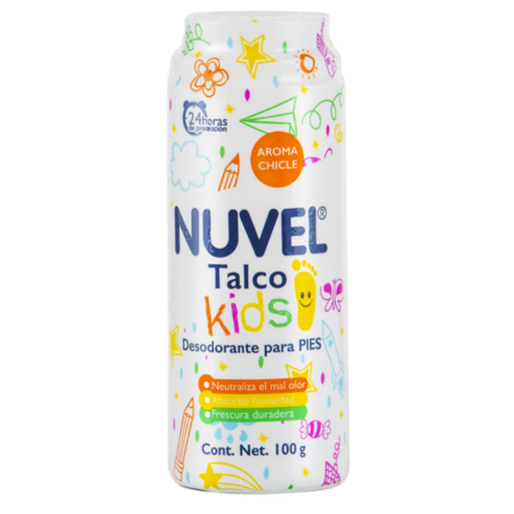 Nuvel Talco Kids Desodorante Para Pies 100gr
