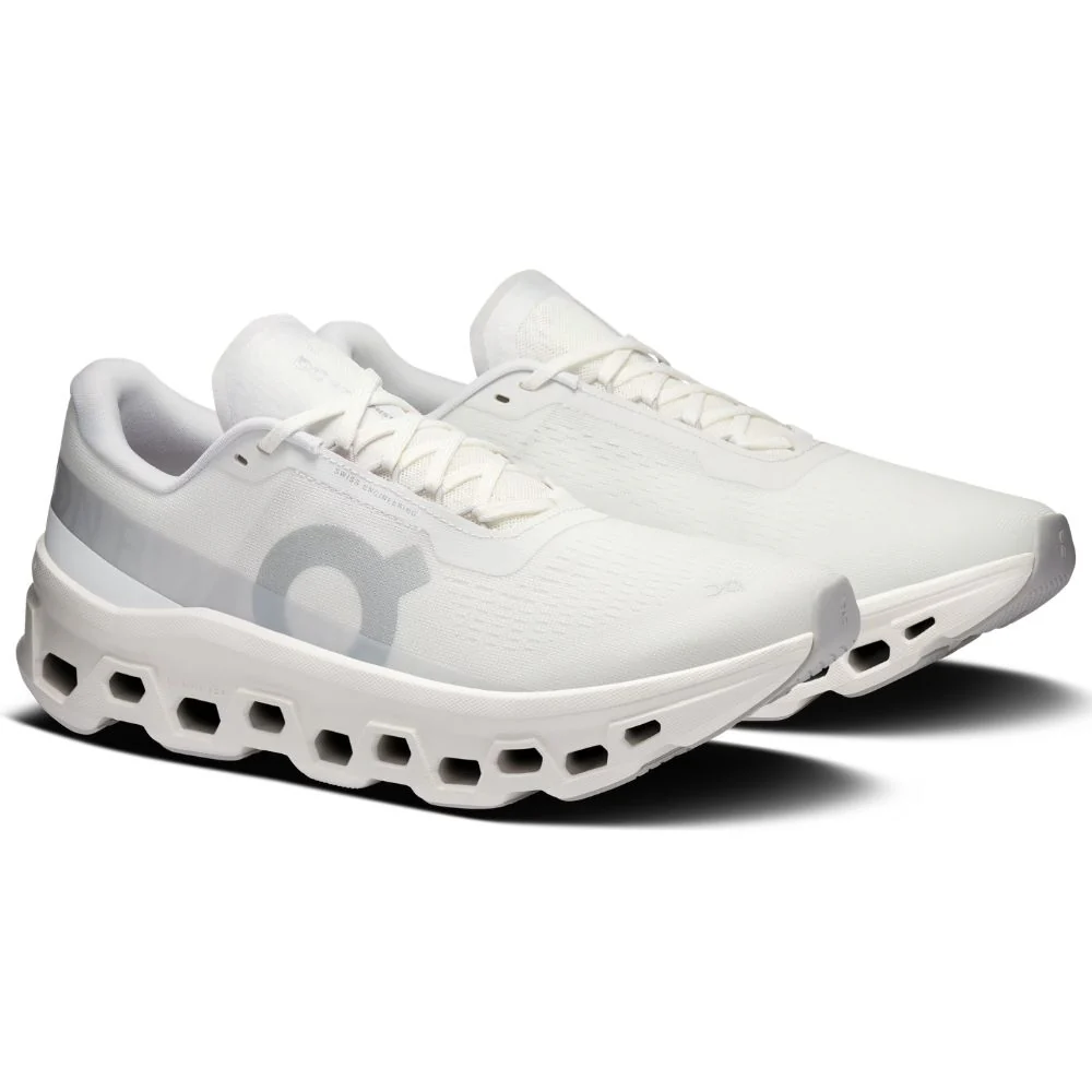 On Zapatos Para Caballeros Cloudmonster 1 White White - Image 3