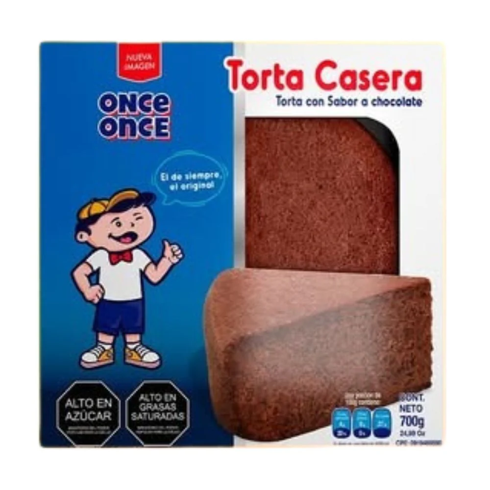 Once Once Torta Casera De Chocolate 700gr