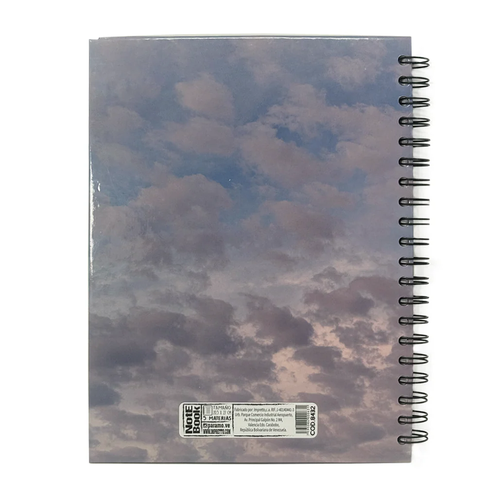 Paramo Notebook Libreta 5 Materias Diseños Surtidos - Image 2
