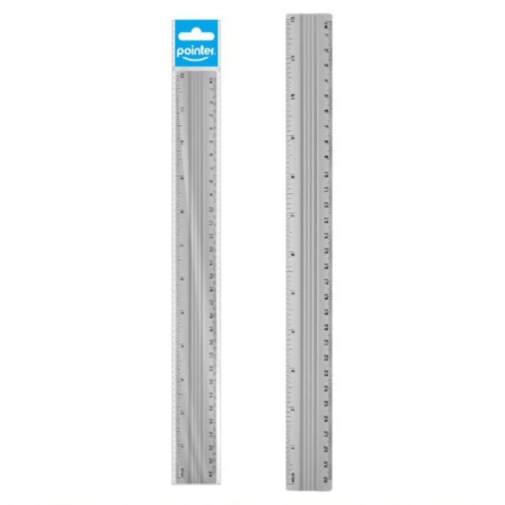 Pointer Regla Escolar De Aluminio 30cm