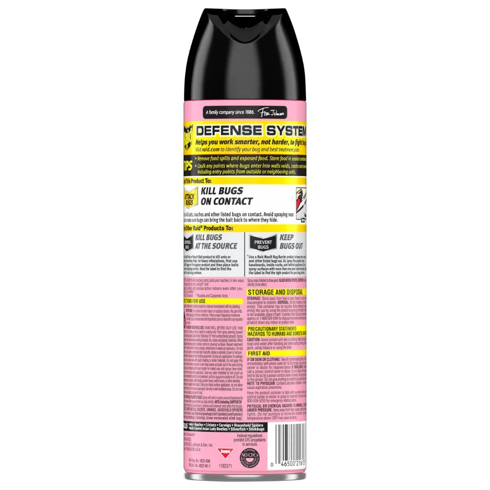 Raid Max Ant & Roach Defense System Outdoor Fresh Scent 496g  Insecticida - Image 2