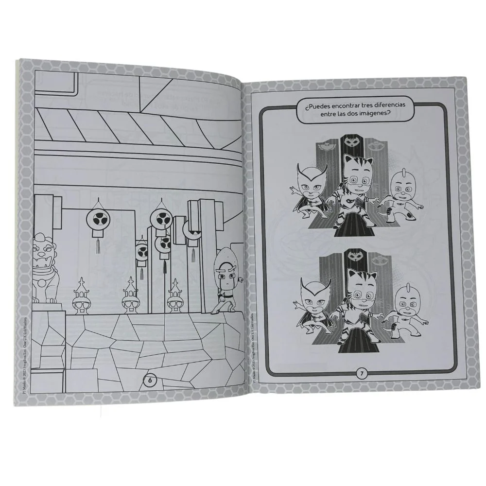 Sicoben PjMasks Libro De Colorear y Actividades 24pag - Image 2
