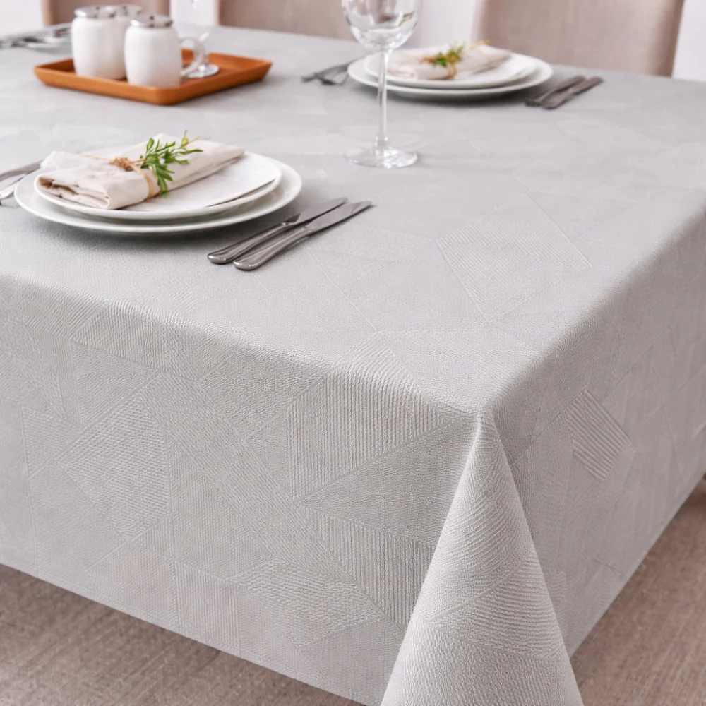 Mantel Rectangular Damask Dug Color Natur Sodahl 140 x 270 cm - Image 2