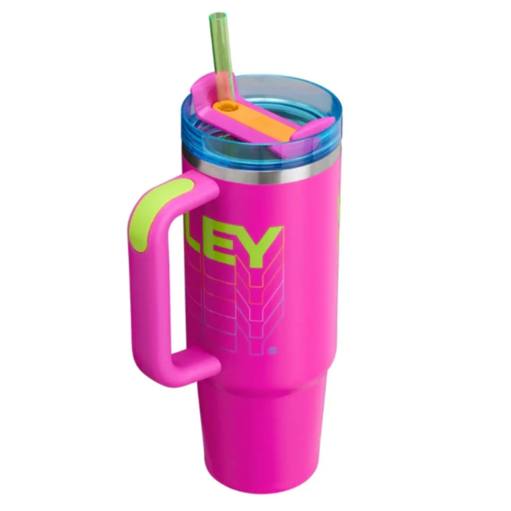 Stanley Termo Quencher H2.0 FlowState Reverb Tumbler Color Vivid Violet Reverb 30oz - Image 2