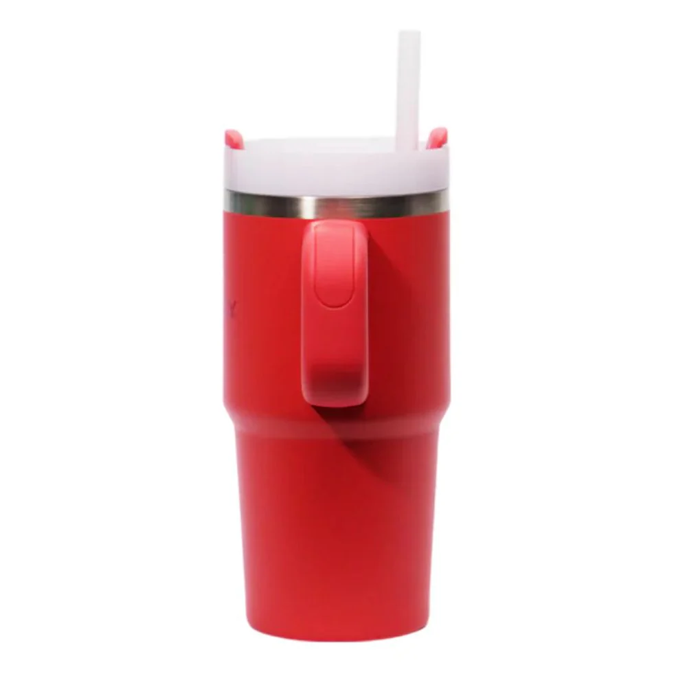 Stanley Termo Quencher Tumbler Color Hot Coral 20oz - Image 4