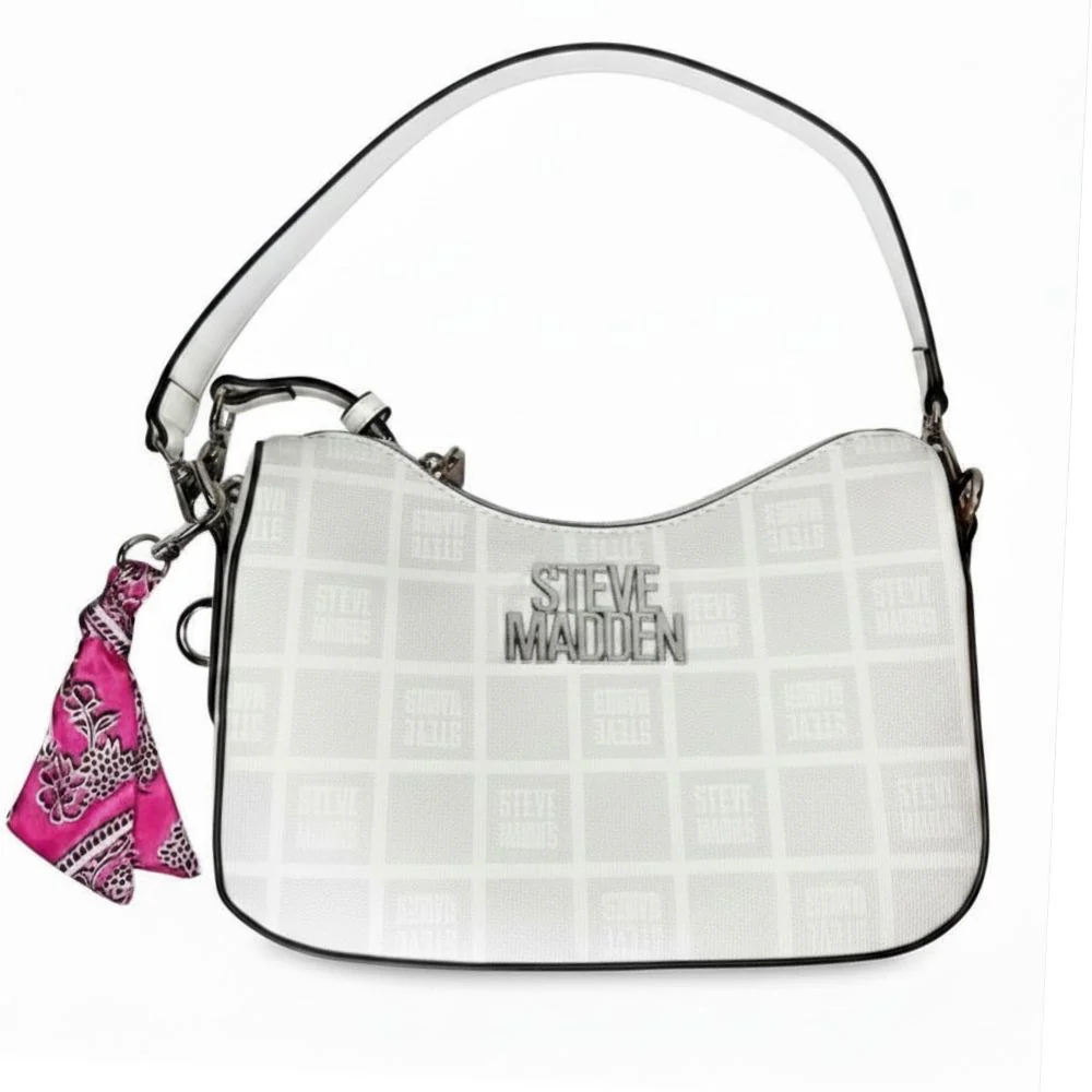 Steve Madden Cartera Florina Shoulder Bag White - Image 2