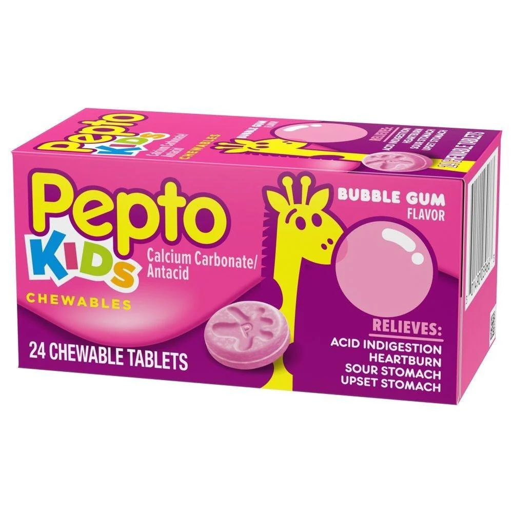 Peptobismol Kids Tabletas Masticables 24 Tabletas