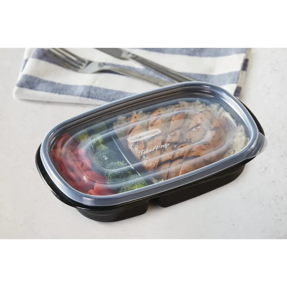 Rubbermaid Take Alongs Set De Envases 20 Piezas Negro 875ml - Image 4