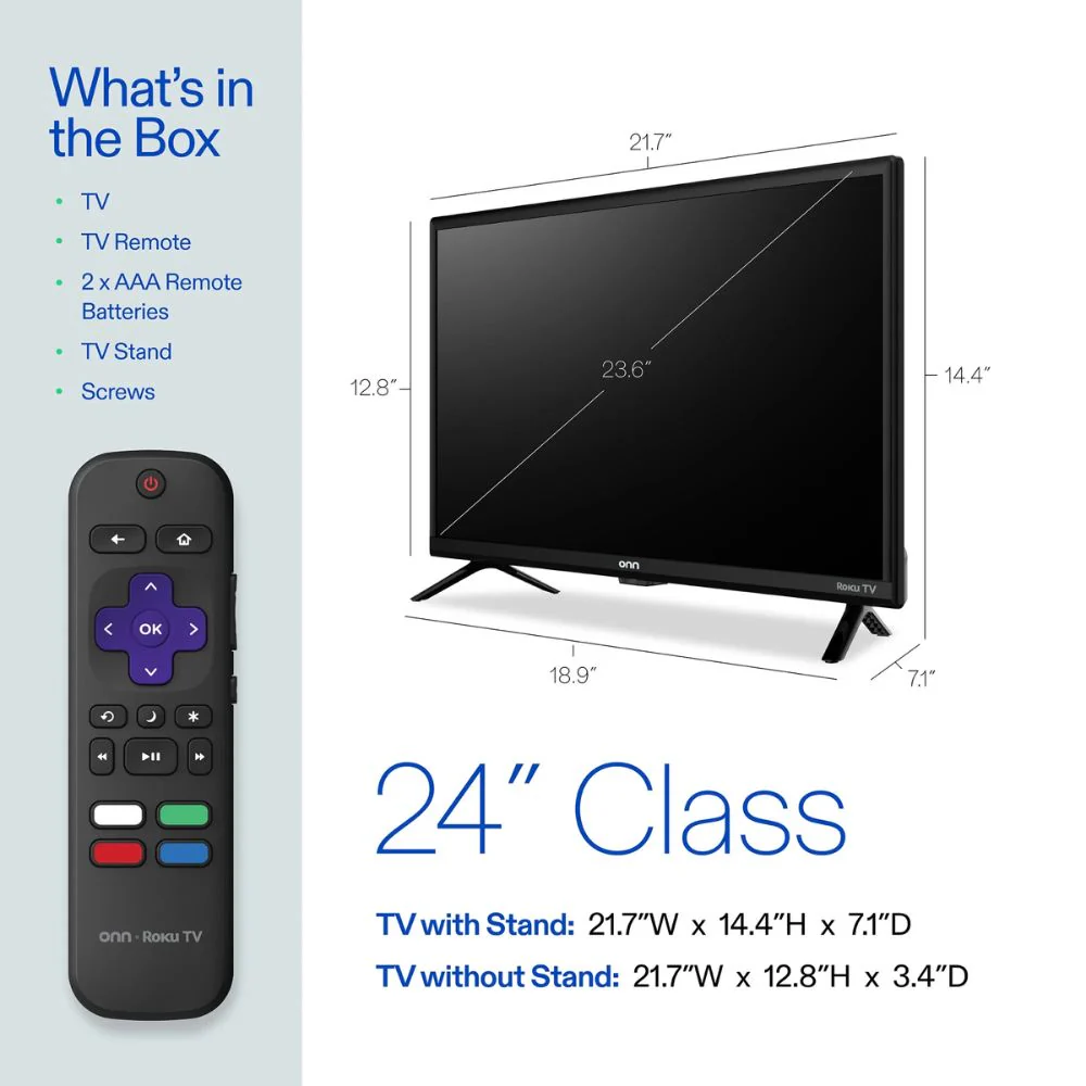 Televisor Onn 24" Roku Tv HD Smart Modelo 100012590 - Image 5