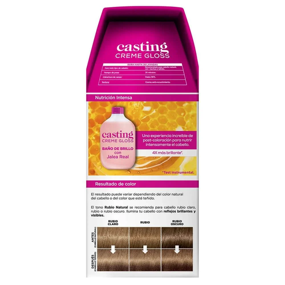 L'oreal Tinte Casting Creme Gloss 630 Rubio Natural Sin Amoniaco - Image 3