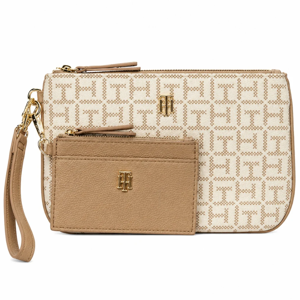 Tommy Hilfiger Cartera De Mano Monogram Beige - Image 2