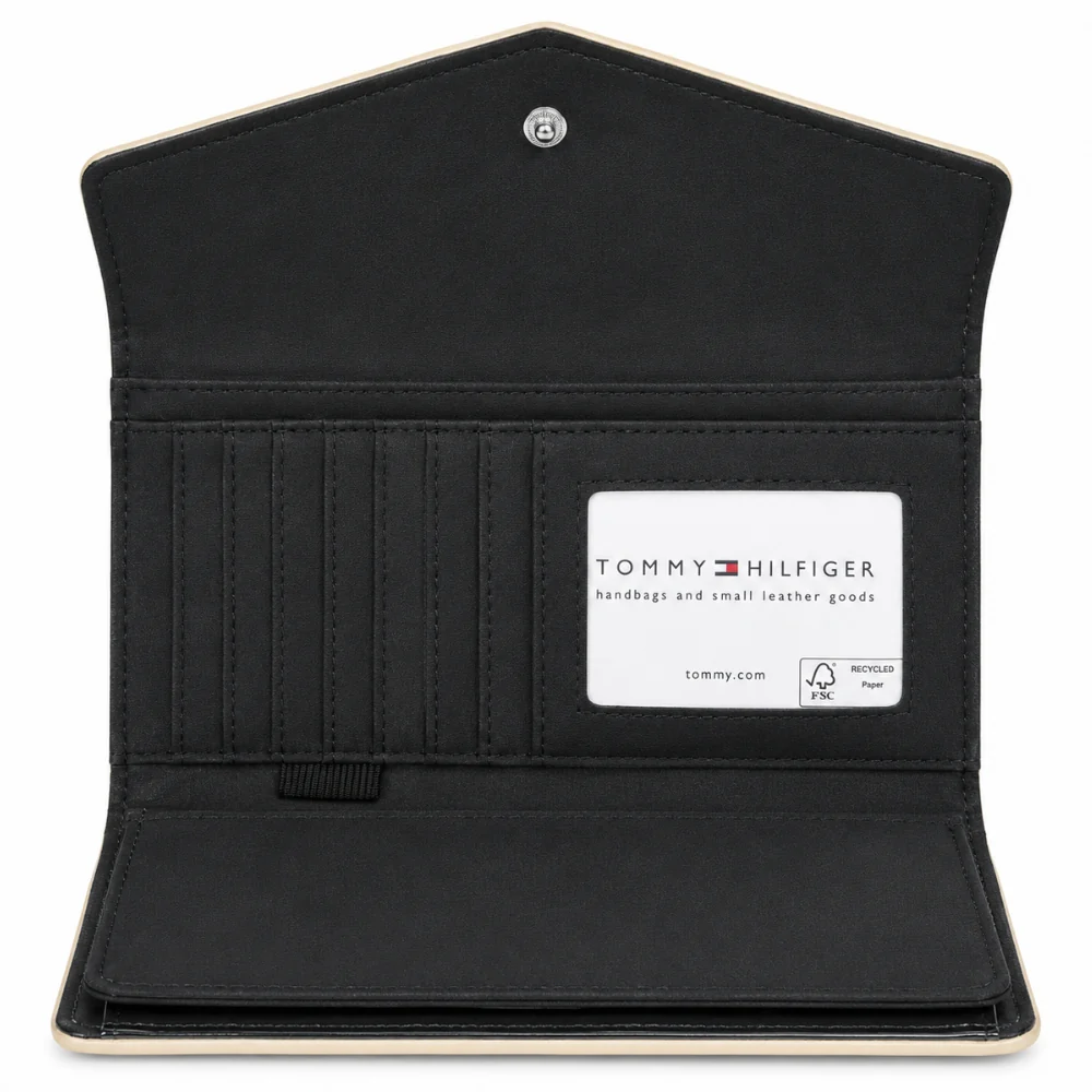 Tommy Hilfiger Monedero con Tapa Beige - Image 3