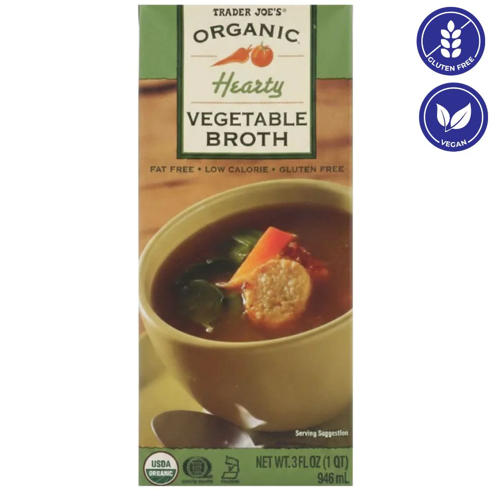 Trader Joe´s Organic Caldo de Vegetales Hearty Vegetable Broth 946 ml
